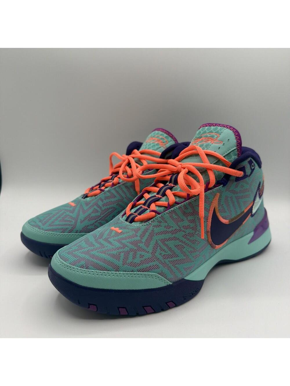 Nike LeBron NXXT Genisus HF0712-300 Mens Size 9 Hyper Turquoise Basketball Shoes